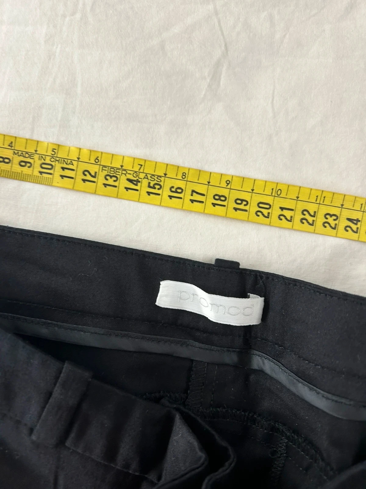 Vintage black straight-leg pants by Promod – photo 7